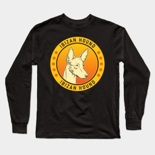 Ibizan Hound Dog Portrait Long Sleeve T-Shirt